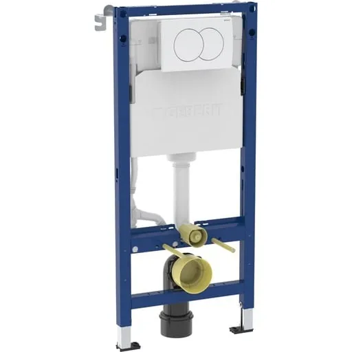 Geberit S-line duofix delta s s bielym tlačidlom delta 01 111.154.11.3