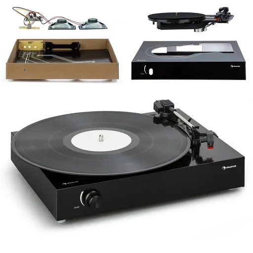 Auna The Player, gramofón, DIY, vrátane reproduktora, 33/45 otáčok za minútu
