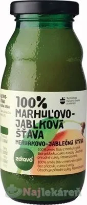 Zdravo 100% MARHUĽOVO-JABLKOVÁ ŠŤAVA  200 ml