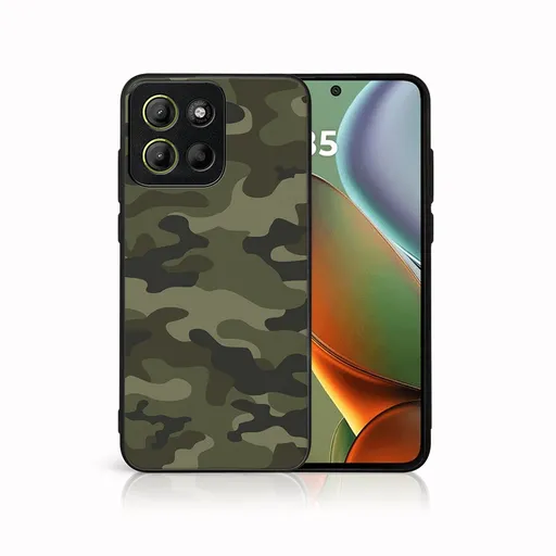 MY ART Ochranný kryt pre Motorola Moto G15 / Moto G15 Power GREEN CAMO (235)