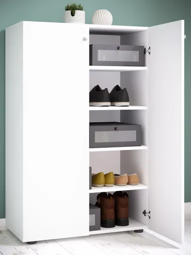 VCM Botník Lona XL 5dílný, bílý