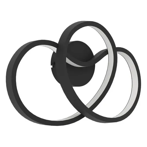 LED nástenné svietidlo Eglo GIANELLA čierna 900949