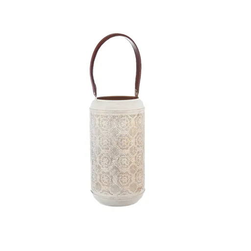InDecor Kovový svietnik Mandala béžová, 19 x 38 cm, M