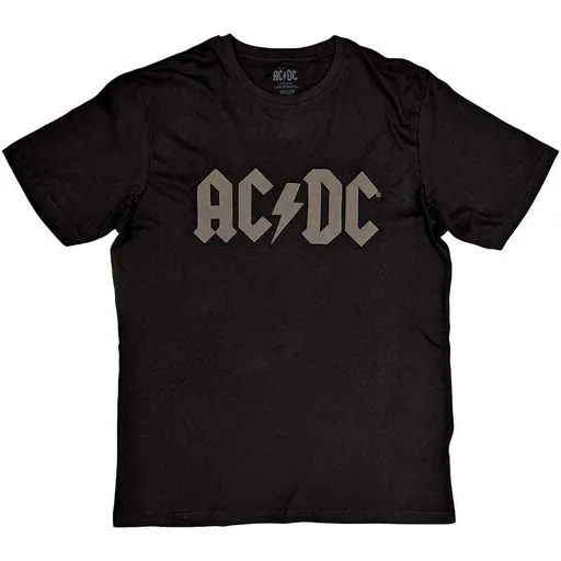 AC/DC tričko Logo Čierna S