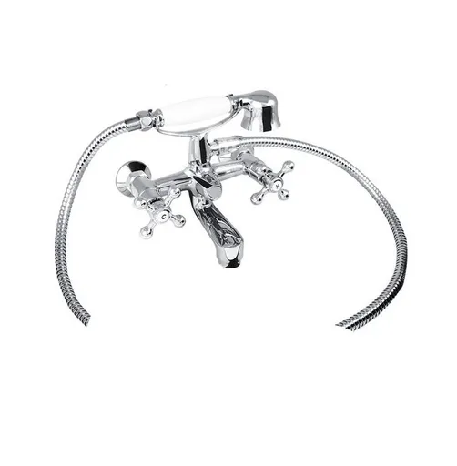 Mereo Vaňová nástenná batéria, Retro Viktorie, 150 mm, s príslušenstvom, chróm CBL901