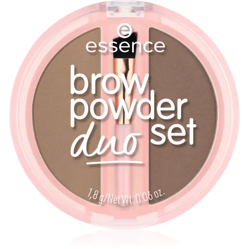 essence Brow Powder Duo sada na obočie odtieň 01 Light 1.8 g