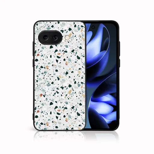 MY ART Ochranný kryt pre Google Pixel 9a GREY TERRAZZO (163)