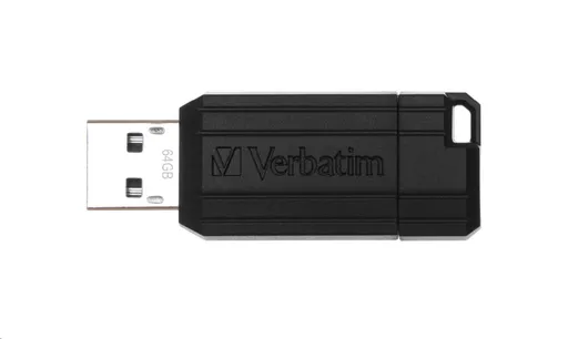 VERBATIM Flash Disk 64GB Store 'n' Go PinStripe, čierna