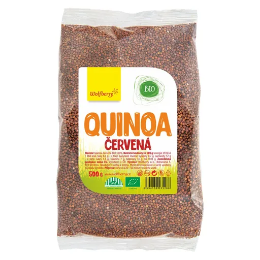 WOLFBERRY Quinoa červená 500 g BIO