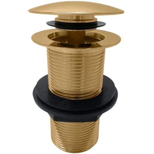 Výpusť k umývadlu 5/4 RAV SLEZÁK zlatá kartáčovaná MD0798ZK