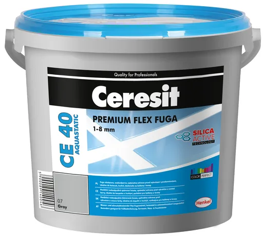 CERESIT CE 40 AQUASTATIC - Flexibilná škárovacia hmota 2 kg 55 - hnedá terra