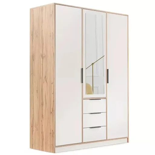 ArtStol Šatníková skriňa LATI D3 | dub wotan/kašmír