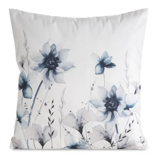 ArtFir Obliečka na vankúš MINK 37 | biela/tmavomodrá 45 x 45 cm