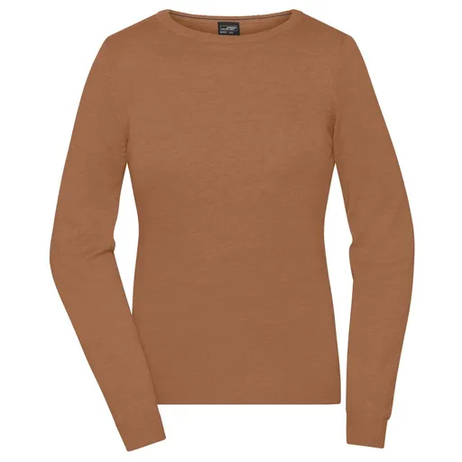 James & Nicholson (Daiber) Ľahký dámsky pletený sveter JN1313 - Camel | XS