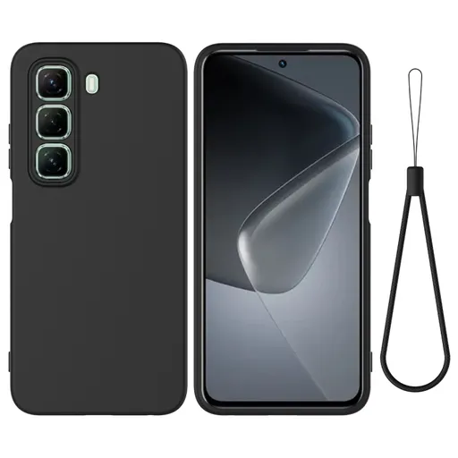 RUBBER Ochranný obal pre Infinix Hot 50 Pro čierny