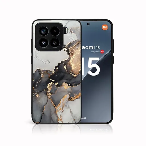 MY ART Ochranný kryt pre Xiaomi 15 GREY MARBLE (140)