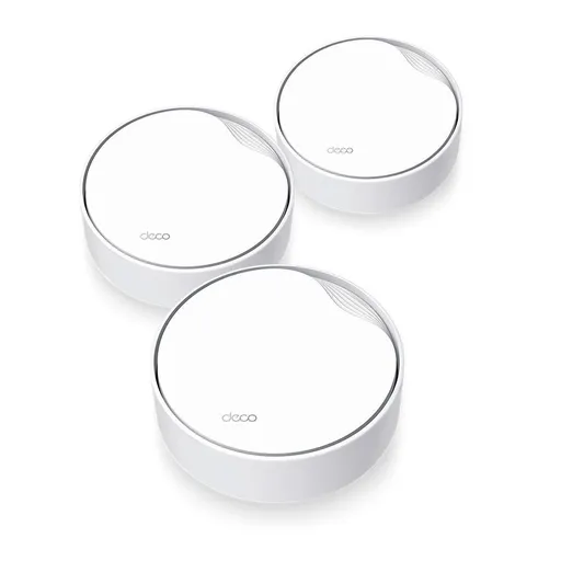 TP-Link Deco X50-PoE (3-pack) WiFi6 Mesh (AX3000, 2, 4GHz/5GHz, 1x2, 5GbELAN/WAN, 1xGbELAN/WAN, 1xPoE)