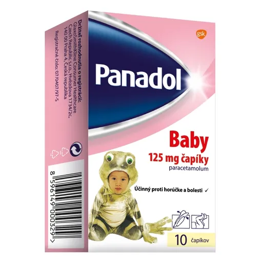 PANADOL Baby sup 125 mg 10 čapíkov