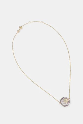 Pozlátený náhrdelník Tory Burch Miller Pave