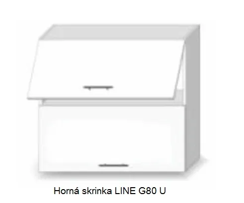 Tempo Kondela Kuchynská skrinka LINE / dub sonoma-biela LINE: Spodná skrinka LINE D60 ku / (ŠxVxH) 60x82x55 cm