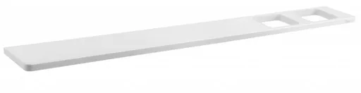 SAPHO - ABELINE polica Rockstone 800, 2 otvory, biela mat AB802-0101