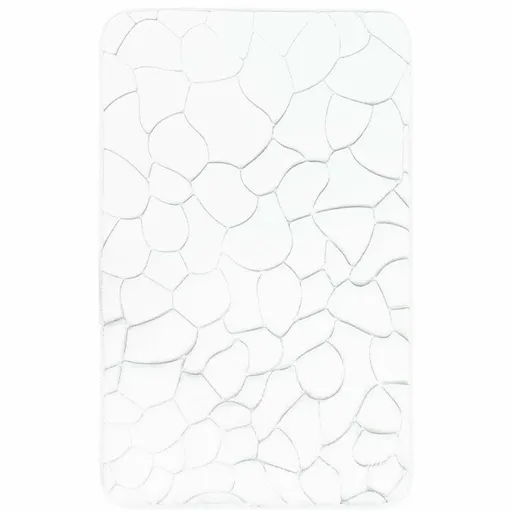 VOPI Kúpeľňová predložka s pamäťovou penou Kamene biela, 40 x 50 cm
