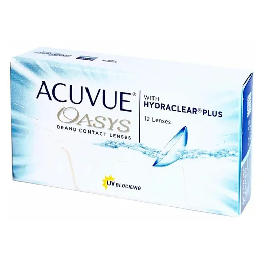 JOHNSON Acuvue Oasys dvojtýždňové kontaktné šošovky 12 kusov