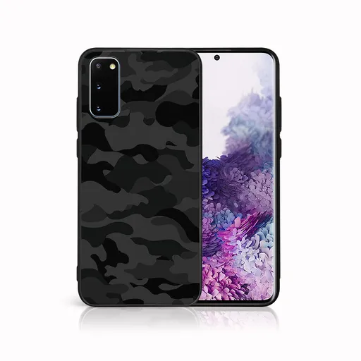 MY ART Ochranný kryt pre Samsung Galaxy S20 FE BLACK CAMO (234)