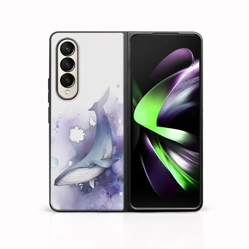 MY ART Ochranný kryt pre Samsung Galaxy Z Fold4 5G WHALE (242)