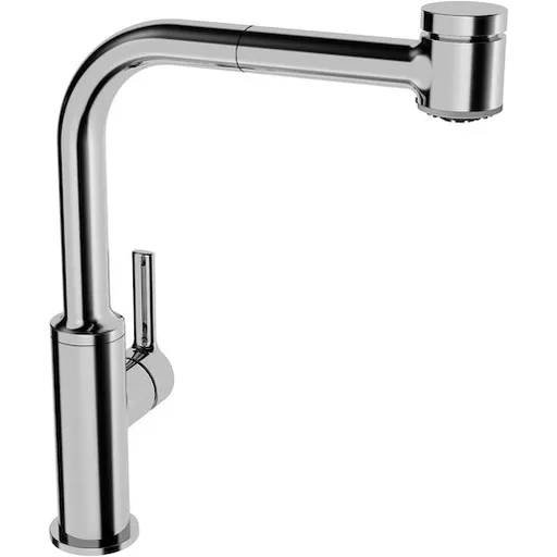 Hansa Ronda drezová batéria s vyťahovacou sprškou chróm 55231103