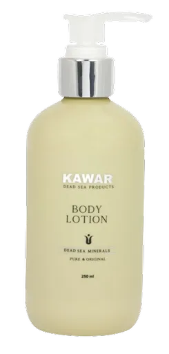 KAWAR TELOVÉ MLIEKO s minerálmi z Mŕtveho mora, s dávkovačom 250ml