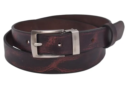 Pánsky kožený opasok 760-30-02 hnedý pracka Móric