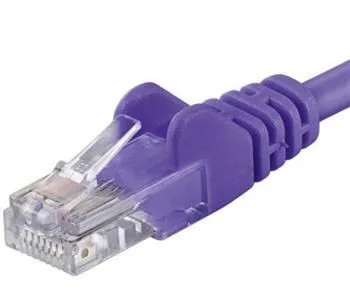 PremiumCord Patch kábel UTP RJ45-RJ45 CAT6 3m fialová