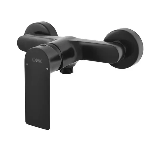 Sprchová batéria RAV SLEZÁK Nil bez sprchového setu 150 mm matná čierna NL181.5CMAT