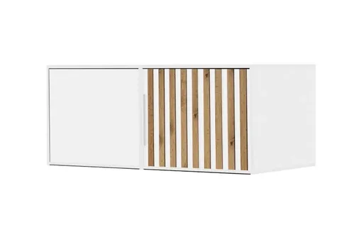 ArtStol Nadstavec ku skrini BALI LUX D2 | biela/dub wotan