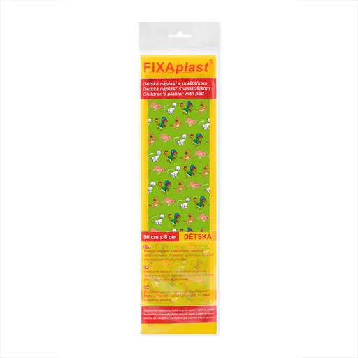 Fixaplast Detská 0.5mx6cm nedelená s vankúšikom