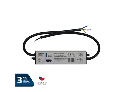 Zdroj spínaný pre LED 12V/ 12W  GETI LPV-12