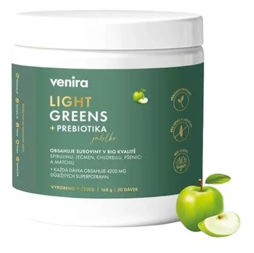 VENIRA Light greens prebiotiká jablko 168 g