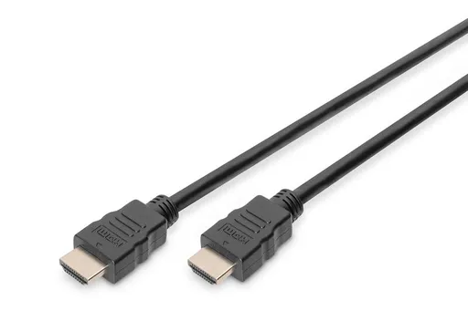 Digitus Pripojovací kábel HDMI High Speed, typ AM/M, 3,0 m, Ultra HD 60p, zlatý, bl