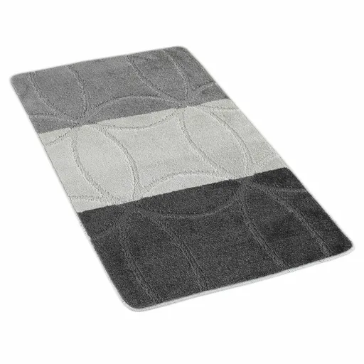 Kvalitex Kúpeľňová predložka Geometria sivá, 60 x 100 cm