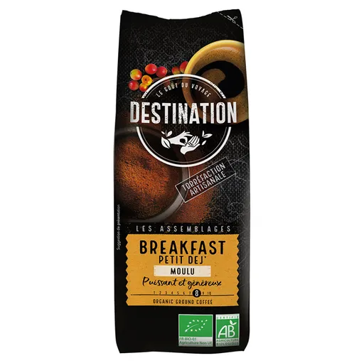 DESTINATION Káva mletá Breakfast BIO 250 g