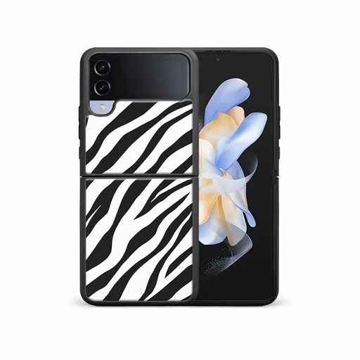 MY ART Ochranný kryt pre Samsung Galaxy Z Flip4 5G ZEBRA (237)