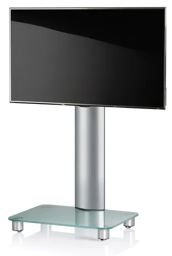 VCM TV stolek Bilano včetně sady rolí, stříbrný