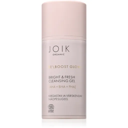 JOIK Organic Re-Boost Glow osviežujúci čistiaci pleťový gél s exfoliačným účinkom 100 ml