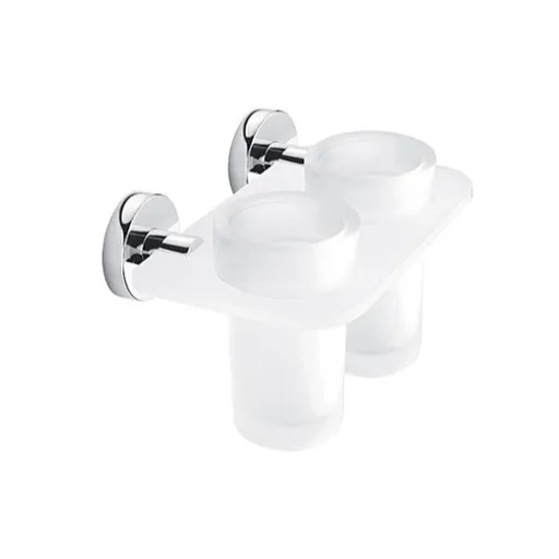 Držiak pohárov Nimco Unix včetně skleničky chróm UN X3-58DW-26