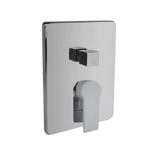 Mereo Sprchová podomietková batéria s prepínačom, Dita, Mbox, hranatý kryt, chróm CBE60106DC