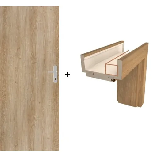 Protipožiarne dvere Naturel Naturel technické pravé 80 cm brest SETDPOJ80P