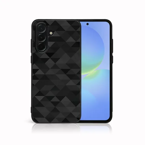 MY ART Ochranný kryt pre Samsung Galaxy A17 / A17 5G BLACK TRIANGLES (232)