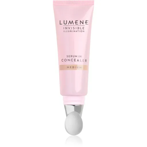 Lumene Invisible Illumination Serum in Concealer očný korektor s hydratačným účinkom viac odtieňov Medium 10 ml