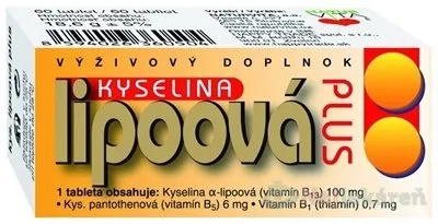 Naturvita Kyselina lipoová plus 60 tabliet